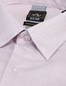 Arrow Newyork Pinstriped Slim Fit Shirt