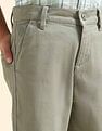 U.S. Polo Assn. Kids Boys Slim Fit Solid Trousers