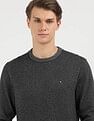 Tommy Hilfiger Pima Organic Cotton Cash 2 Tone Sweater