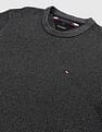 Tommy Hilfiger Pima Organic Cotton Cash 2 Tone Sweater