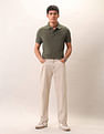 U.S. Polo Assn. Denim Co. Brand Printed Pure Cotton Polo Shirt