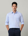 Arrow Liberty Classic Fit Vertical Striped Shirt