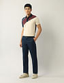 Arrow Sport Mid Rise Straight Fit Twill Trousers