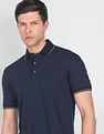 Arrow Tipped Jacquard Polo Shirt