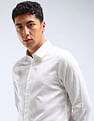 Flying Machine Slim Fit Jacquard Shirt