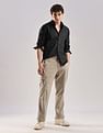 Calvin Klein Jeans Vertical Stripes Slim Fit Plain Woven Shirt