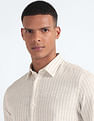 Flying Machine Tencel Hemp Cotton Stripe Shirt