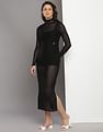 Calvin Klein Sheer Bodycon Dress