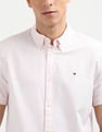 Tommy Hilfiger Stretch Short Sleeve Oxford Shirt