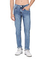 Flying Machine Acid Wash Jackson Skinny Fit Jeans