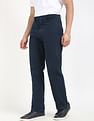 Tommy Hilfiger Kids Navy Solid Trousers for Professional Style