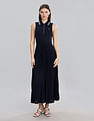Tommy Hilfiger Cotton Polo Collar A-Line Dress