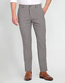 Arrow Newyork Mid Rise Dobby Trousers
