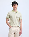 Flying Machine Cotton Geometric Printed Polo Shirt