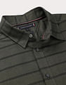 Tommy Hilfiger Heather Horizontal Striped Slim Fit Shirt