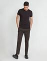 Flying Machine Twill Geometric Print Trousers