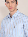 U.S. Polo Assn. Pure Cotton Striped Casual Shirt