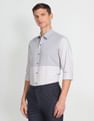 Arrow Newyork Horizontal Stripe Cotton Shirt