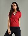 Tommy Hilfiger F25JWKT064 RED Womens T-Shirt