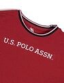 U.S. Polo Assn. Kids Boys Brand Printed Regular Fit T-Shirt