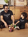 U.S. Polo Assn. Kids Crew Neck Metallic Print Cotton T-Shirt