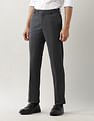 Arrow Solid Autoflex Dobby Trousers