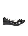 Cole Haan Black Grand.OS Tali Soft Bow Ballet Flats