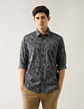 Arrow Sport Tropical Printed Printed Tailored Fit Shirt