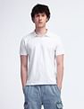Flying Machine Textured Cotton Polo Shirt