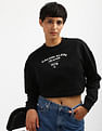 Calvin Klein Varsity Logo Crew Neck Sweatshirt