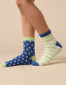 U.S. Polo Assn. Boys High-Ankle Length KS005 Socks - Pack Of 3
