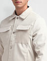 Arrow Sport Corduroy Trucker Solid Jacket