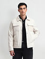 Arrow Sport Corduroy Trucker Solid Jacket