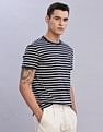 Tommy Hilfiger Mens Blue Printed T-Shirt