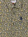 U.S. Polo Assn. Kids Boys Spread Collar Floral Print Shirt