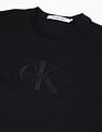 Calvin Klein Jeans Embroidered Logo Regular-Fit Cotton T Shirt