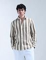 Flying Machine Vertical Striped Color Of Home Shirt