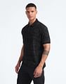 Flying Machine Tropical Print Relaxed Polo Shirt
