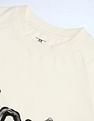 Flying Machine Oversized Typographic Print T-Shirt