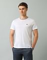 Arrow Sport Regular Fit Textured T-Shirt