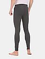 USPA Innerwear Mid Rise Slim Fit Solid I653 Thermal Pants - Pack Of 1