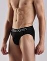 Calvin Klein Underwear Mid Rise Solid Black Briefs