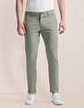 U.S. Polo Assn. Slim Straight Solid Trousers