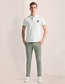 U.S. Polo Assn. Slim Straight Solid Trousers