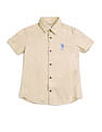 U.S. Polo Assn. Kids Boys Graphic Printed Regular Fit Shirt