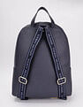 Tommy Hilfiger Solid Blue Pu Backpack