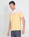 Arrow Sports Jacquard Colour Block Polo Shirt