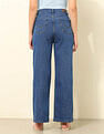 U.S. Polo Assn. Women High Rise Wide Leg Fit Jeans
