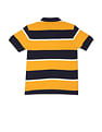 U.S. Polo Assn. Kids Boys Horizontal Stripe Cotton Polo Shirt