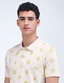 Flying Machine All-over Print Regular Polo Shirt